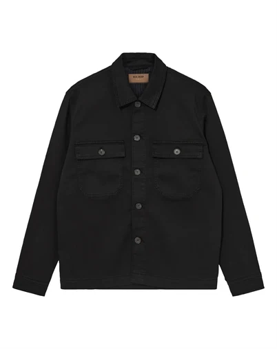 Mos Mosh Gallery - MMGMatteo Soft Overshirt - Black